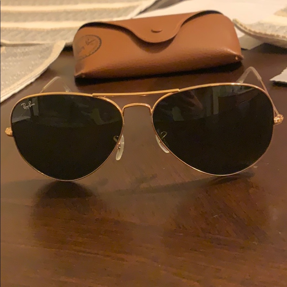 Ray Ban Large Frames Aviator Sunglasses